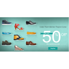 Deals, Discounts & Offers on Foot Wear - Get Flat 50% off for Men and Women
