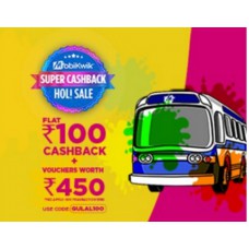 Deals, Discounts & Offers on Travel - Flat Rs. 100 - Rs. 300 Cashback on your Bus Ticketing + Voucher worth Rs. 450