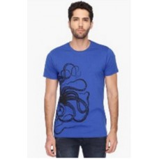 Deals, Discounts & Offers on Men Clothing - STOP Mens Printed Round Neck T-shirt at Just Rs.200
