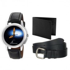 Deals, Discounts & Offers on Accessories - Combo of Graphic Watch Wallet Belt