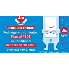 Deals, Discounts & Offers on Recharge - Join Jio Prime Recharge Offer