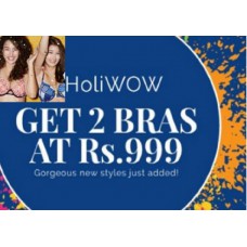 Deals, Discounts & Offers on Women - Buy Any 2 Bras at Rs. 999