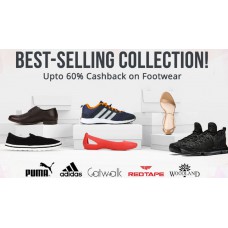 Deals, Discounts & Offers on Foot Wear - Upto 60% cashback on Footwear