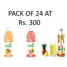 Deals, Discounts & Offers on Beverages - Drink Pure Fruit Juice 200ml Pack Of 24 In Just Rs.300