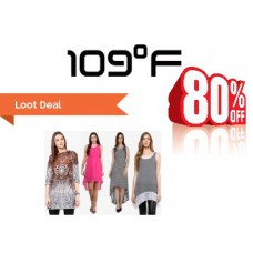 Deals, Discounts & Offers on Women Clothing - 109F Clothing Flat 80% Off + FREE Shipping