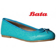 Deals, Discounts & Offers on Foot Wear - (All Size) BATA BLUE BALLERINAS FOR WOMEN at Flat 50% Off