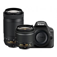 Deals, Discounts & Offers on Cameras - Nikon D3300 24.2MP Digital SLR (Black) + AF-P DX NIKKOR 18-55mm f/3.5-5.6G VR Lens