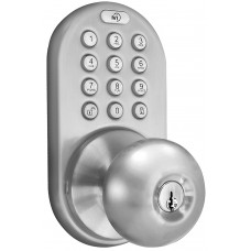 Deals, Discounts & Offers on Accessories - MiLocks DKK-02SN Indoor Electronic Touchpad Keyless Entry Door Lock, Satin Nickel
