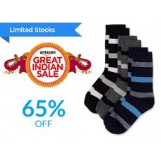 Deals, Discounts & Offers on Accessories - Big LOOT : Symbol Men Socks Flat 65% Off From Rs.139 + FREE Shipping