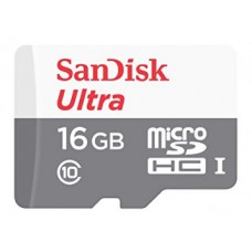 Deals, Discounts & Offers on Accessories - SanDisk Ultra MicroSDHC 16GB UHS-I Class 10 Memory Card at Rs. 180