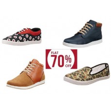 Deals, Discounts & Offers on Foot Wear - Get Flat 70% Off On Casual Men's shoes From Rs.249