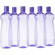 Deals, Discounts & Offers on Home & Kitchen - Princeware Aster Pet Fridge Bottle Set, 975ml, Set of 6, Violet
