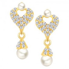 Deals, Discounts & Offers on Earings and Necklace - Sikka Jewels Party Wear Gold Plated Gold Alloy Designer Drops For Women