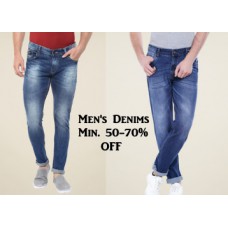 Deals, Discounts & Offers on Men Clothing - Get Minimum 50-70% OFF On Branded Denim Jeans From Rs.659