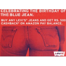 Deals, Discounts & Offers on Men Clothing - Buy Any Levis jeans & Get Rs. 500 Cashback On Amazon Pay Balance