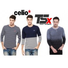 Deals, Discounts & Offers on Men Clothing - Get Minimum 60-80% Off On Men's Casual T-Shirts + Extra 10% Cashback From Rs.115