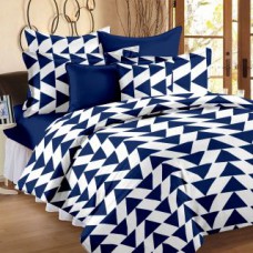 Deals, Discounts & Offers on Home & Kitchen - Story@Home 120 TC 100 Cotton Blue 1 Single Bedsheet with 1 Pillow Cover