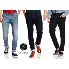Deals, Discounts & Offers on Men Clothing - SYMBOL Men's Denims JEANS at FLAT 60% OFF + Free Shipping, starts at Rs. 639