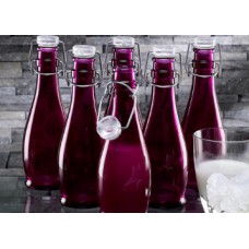 Deals, Discounts & Offers on Kitchen Containers - Borgonovo Alighieri Purple Glass 335 ML Bottle at Just Rs. 278 + Free Shipping