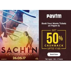 Deals, Discounts & Offers on Entertainment - Flat Rs.160 Cashback on min. 2 Movie Tickets