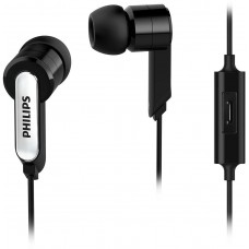 Deals, Discounts & Offers on Accessories - Philips SHE1405BK/94 In-Ear Headphone Headset With Mic - Black