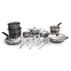 Deals, Discounts & Offers on Cookware - Mahavir 18 Pc HTR Coated Cookware Set