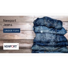 Deals, Discounts & Offers on Men Clothing - Newport Jeans Under Rs. 599, starts at Rs. 474 + Free Shipping