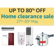 Deals, Discounts & Offers on Home Appliances - Get Upto 80% Off On Amazon Home Clarence Sale From Rs. 99
