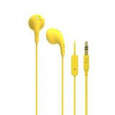 Deals, Discounts & Offers on Mobile Accessories - iLuv BBGUMTALKSYL Colorful Stereo Earphones with Mic and Remote-Yellow