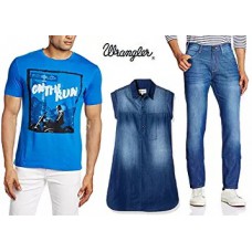 Deals, Discounts & Offers on Men Clothing - Wrangler Clothing 50% off or more from Rs. 318