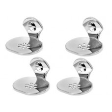 Deals, Discounts & Offers on Home Decor & Festive Needs - Doyours Glossy Stainless Steel Soap Dish - Set of 4 at Extra Rs.250 Off