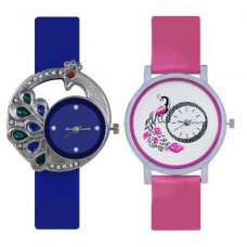 Deals, Discounts & Offers on Watches & Handbag - TRUE CHOICE PINK BLUE MORE ANALOG WATCH FOR WOMEN .GIRLS
