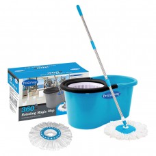 Deals, Discounts & Offers on Home Appliances - Primeway 360 Rotating Magic Mop and Bucket with 2 Microfibre Mop Heads at Flat 60% Off