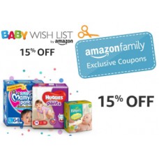 Deals, Discounts & Offers on Baby Care - Join Amazon Prime Today & Get Extra 15% OFF on Diaper Subscriptions