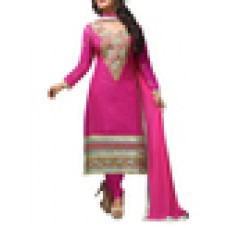 Deals, Discounts & Offers on Women Clothing - Embroidered cotton unstitched chudidar dress material