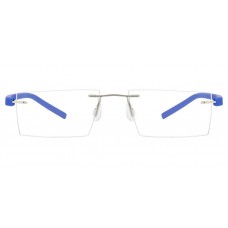 Deals, Discounts & Offers on Accessories - Vincent chase premium size zero vc 0314/n silver blue 2010 eyeglasses