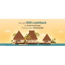 Deals, Discounts & Offers on Hotel - Get upto 100% Cashback  offer