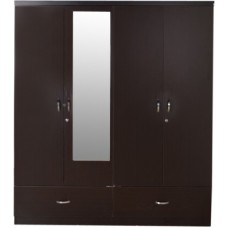 Deals, Discounts & Offers on Home Appliances - hometown Utsav Engineered Wood Free Standing Wardrobe
