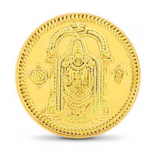 Deals, Discounts & Offers on  - 10 gm 22kt purity 916 Fineness Balaji Gold Coin by Caratlane