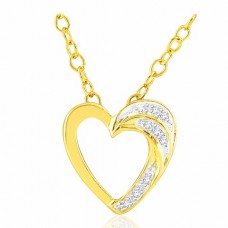 Deals, Discounts & Offers on Earings and Necklace - Sparkles Beautiful & Stylish 925 Sterling Silver & Real Diamond Pendant