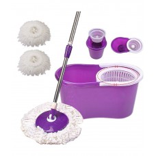 Deals, Discounts & Offers on Home Appliances - Welcome Group Easy Mop Multicolor Spin Mop Deluxe Cleaning System With 2 Mop Heads