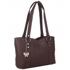 Deals, Discounts & Offers on Women - Flat 56% off on Butterflies Brown PU Zippered Shoulder Bag