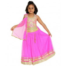 Deals, Discounts & Offers on Baby & Kids - Flat 61% off on Mylilprincess Pink Neted Lehenga Choli