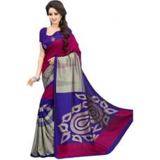 Deals, Discounts & Offers on Women Clothing - Design Willa Printed Fashion Art Silk Sari