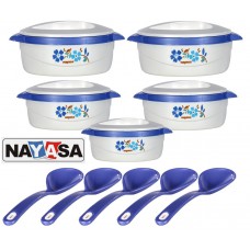 Deals, Discounts & Offers on Home & Kitchen - Nayasa Floriana 10 Pc Casserole Set at Rs.899