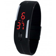 Deals, Discounts & Offers on Men - Awesome Fa Black Dial Rubber Digital Watch
