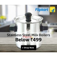 Deals, Discounts & Offers on Home Appliances - Stainless steel milk boilers below 499 in Flipkart