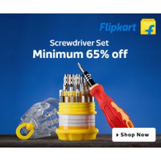 Deals, Discounts & Offers on  - Minimum 65% off on screwdriver set in Flipkart
