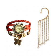 Deals, Discounts & Offers on Women - Renaissance Traders Golden Pearl Jewellery Combo