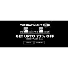 Deals, Discounts & Offers on  -  7th day of the 7th month upto 77% off in Jabong